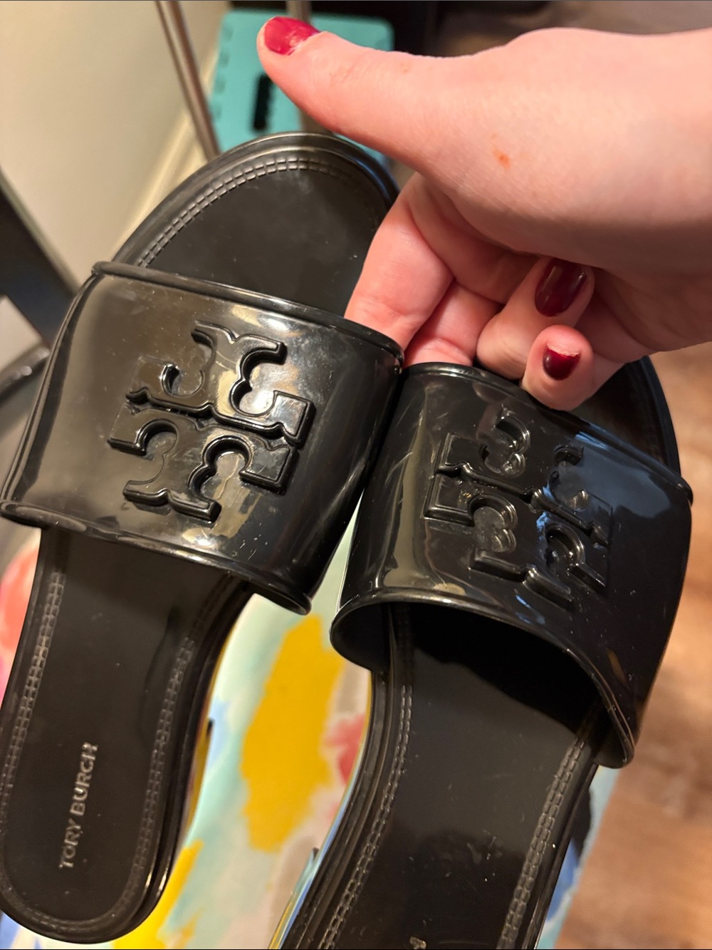 Tory Burch Eleanor jelly sandals - Picture 3 of 5